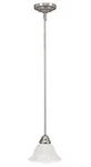 Millennium Lighting 1701-SN 8" W Mini Pendant Bell Shade Satin Nickel. Fixed Price $59.93.