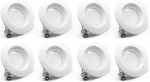 Bioluz 8-PACK 6" Dimmable Led Recessed Lights, 1200 Lumen Warm White. Fixed Price $133.99.