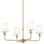 Kichler 52520 Pallas 4 Light 25"W Chandelier - Brushed Natural Brass. Fixed Price $579.99.