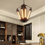 Industrial Chandelier Vintage Steampunk Style Pendant Light Loft Ceiling Fixture. Fixed Price $85.34.