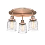 Innovations Lighting 916-3C-10-17 Bell Flush 17"W Antique Copper. Fixed Price $468.60.