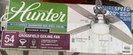 Hunter Crossfield 50242 Ceiling Fan 54IN Led Light Blades Indoor. Fixed Price $150.00.