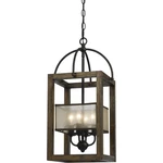 Cal Lighting & Accessories FX-3536/4 Mission Chandelier Dark Bronze. Fixed Price $540.00.