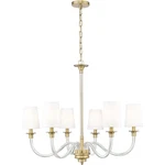Z-lite 1950-6RB Katerina Light 32 Inch Rubbed Brass Chandelier Ceiling. Fixed Price $636.00.
