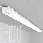 Wnsnou Led Shop Light With Plug, 4FT Waterproof Linkable Tube, 36W Cabinet Li.... Fixed Price $57.81.
