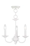Livex Lighting 4153-03 Home Basics Mini Chandelier White. Fixed Price $139.96.