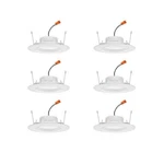 Juno Retrobasics 5/6 In. Selectable Cct Led Recessed Light Trim 6PK. Fixed Price $44.49.