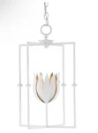 Currey & Company Tulipano White Lantern 9000-0630 (20.5 X 10.5 W). Fixed Price $350.00.