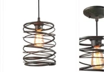 Lnc A03291 Pendant Lighting For Kitchen Island Rustic Farmhouse Cage. Fixed Price $89.00.
