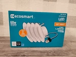 Ecosmart 60W In. White Integrated Led Recessed Trim Soft 4-PACK New. Fixed Price $16.99.