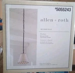 Allen + Roth Sevierville Bronze Rustic Cone Mini Hanging Pendant Light. Fixed Price $62.34.