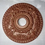 Ekena Millwork Ceiling Medallion Burnished Mahogany Crackle 18. Fixed Price $39.99.