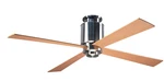 Modern Fan Co. Lapa Flush Ceiling 50" Bright Nickel/maple Blades. Fixed Price $445.00.