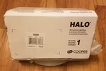 Halo In. White Recessed Lighting With Sloped Ceiling Trim Baffle, 456W. Fixed Price $37.99.