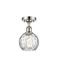 Innovations Lighting 516-1C-11-6 Athens Semi-flush 6"W Polished Nickel. Fixed Price $178.20.
