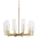 Quorum International 6277-10 Harbin Light 32"W Chandelier Brass. Fixed Price $1399.00.