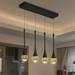 Dining Room Fixture 4-LIGHT Black Kitchen Island Lighting Industrial Li.... Fixed Price $306.14.