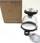 Craftmade Lodie 7.5 In. 1-LIGHT Black Flush Mount Clear Seeded Glass. Fixed Price $32.99.