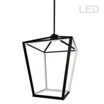 Dainolite Cage 12 Light 13" Chandelier, Matte Black/white CAG-2046C-MB. Fixed Price $313.60.