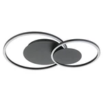 Eglo 205749A Palma 24"W Led Flush Mount Ceiling Fixture - Structured Black. Fixed Price $279.99.