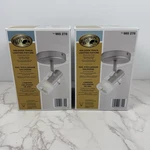 2 Hampton Bay Brushed Steel Flush Ceiling Lighting Adjustable Track Style New. Fixed Price $29.00.