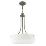 Good Earth Lighting Pendant 335693 Model # G4939-PPW-I Pewter W/ White Diffuser. Fixed Price $19.99.