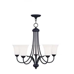 Livex Lighting Ridgedale 5 Chandelier Black. Fixed Price $419.99.