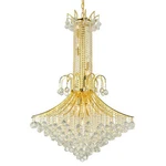 Elegant Lighting V8006G35/RC Toureg 16 35"W Crystal - Gold. Fixed Price $1334.00.