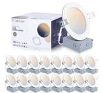 Powerasia 16 Pack 4 Inch Led Recessed Lighting With Junction Box 5CCT 9W 850LM. Fixed Price $89.98.