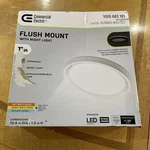 Commercial Electric 11IN White Oil Rubbed Bronze Trims Night Light Cct. Fixed Price $32.48.