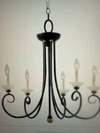 Sea Gull Lighting 3139-85 Five Chandelier Hanging Gold Patina Free Ship. Fixed Price $98.00.