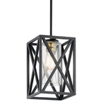 Kichler 44083 Black Moorgate Single Light 8"W Mini Pendant. Fixed Price $191.99.