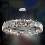 Allegri 11705-FR001 Rondelle 12 Light 36"W Crystal Pendant Chrome. Fixed Price $4295.00.