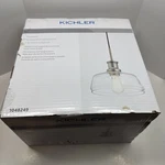 Kichler 1048249 Pendant / Ceiling Light. Bronze Finish With Clear Glass. Fixed Price $35.00.
