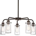 Kichler 43058 Bronze Braelyn 5-LIGHT 25"W Chandelier. Fixed Price $469.99.