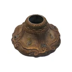 Antique Chandelier Light Fixture Cast Metal Dark Academia Victorian Ornate. Fixed Price $249.88.
