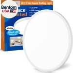 Led Flush Mount Ceiling Light Fixture, 12INCH 24W 2880LM Cct 3000K/4000K/6500K. Fixed Price $30.14.
