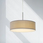 Cal Lighting 14" Height Metal And Fabric Pendant, Grey FX-3731-GR. Fixed Price $335.00.