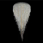 Flush-mount Pendant Kalco Tenuta Modern Contemporary 21-LIGHT Gold Chrome. Fixed Price $38939.00.