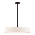 Livex Venlo Light Pendant, Bronze/antique Brass/oatmeal Hardback 46035-07. Fixed Price $299.96.