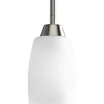 Progress Lighting P5108-09 1-LIGHT Mini-pendant Etched Glass Brushed Nickel. Fixed Price $109.05.