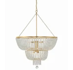 Crystorama Lighting Group 612 Rylee 32"W Crystal - Gold. Fixed Price $2498.00.