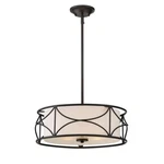 Avara 3-LIGHT Oil Rubbed Bronze Interior Inverted Pendant By Designers Fountain. Fixed Price $203.90.