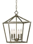 Millennium 3234-AS Ritner Antique Silver Light 12" Wide Taper Candle Pendant. Fixed Price $151.22.