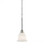 Kichler Tanglewood 1-LIGHT Brushed Nickel Traditional Shaded Kitchen Mini. Fixed Price $63.00.