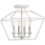 Quoizel AVY1714PK Aviary Four Light Semi-flush Mount Display Open Box. Fixed Price $234.15.