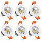 Inshareplus 2 Inch Led Downlight, 3W Recessed Lighting Cob Dimmable, 5000K Da.... Fixed Price $62.19.