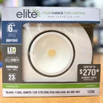 Elite RL665-1100L-DIMTR-120-5CC-MD-WH Universal 6" Adjustable 38 Degree Medium. Fixed Price $48.95.