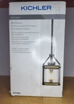 Two Kichler Barrington Anvil Iron Seeded Glass Cylinder Pendant Lights New Pair. Fixed Price $59.99.