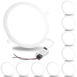 10X 18W Led Recessed Ceiling Panel Bulb Round Lighting Fixture Cool White. Fixed Price $109.90.